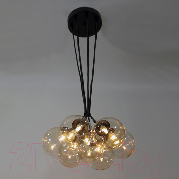 Изображение товара Потолочный светильник Элетех Гроздь 271 НСБ 01-7х25-102 G9 / 1005404103 (черный)