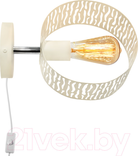 Изображение товара Бра Элетех Дакар 511 НББ 01-60-167 / 1005405060 (белый муар)