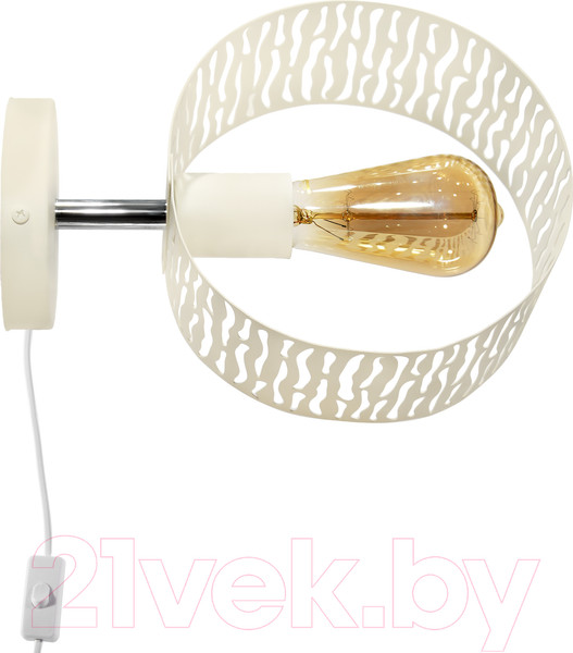 Изображение товара Бра Элетех Дакар 511 НББ 01-60-167 / 1005405060 (белый муар)