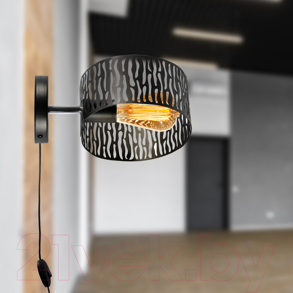 Изображение товара Бра Элетех Дакар 511 НББ 01-60-167 / 1005405057 (черный муар)