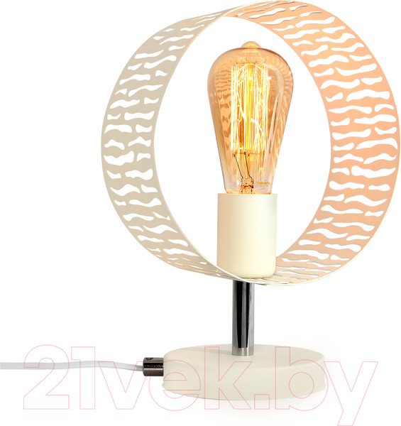 Изображение товара Прикроватная лампа Элетех Дакар ННБ 63-60-020 / 1005405061 (белый муар/белый)