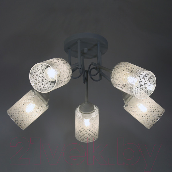 Изображение товара Люстра Элетех Джаз 151 НПБ 01-5х60-136 Е27 / 1005404992 (белый)