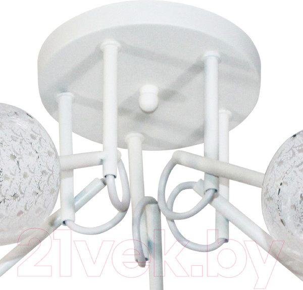 Изображение товара Люстра Элетех Джаз 151 НПБ 01-5х60-136 Е27 / 1005404992 (белый)