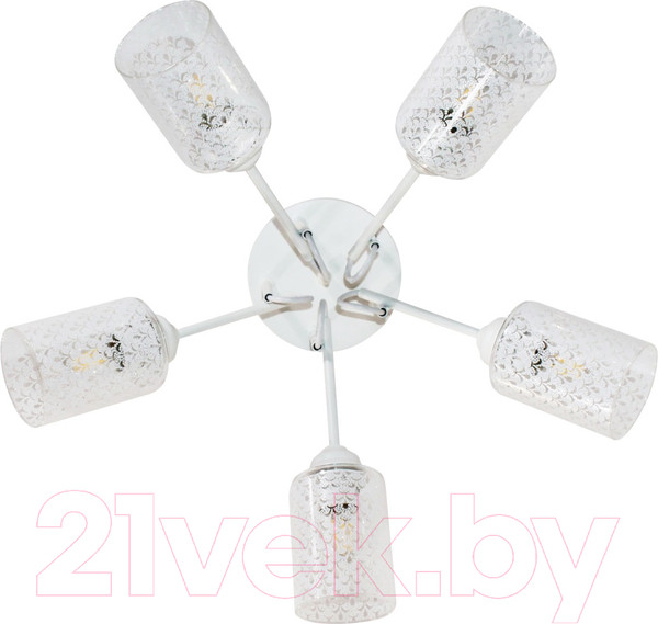 Изображение товара Люстра Элетех Джаз 151 НПБ 01-5х60-136 Е27 / 1005404992 (белый)