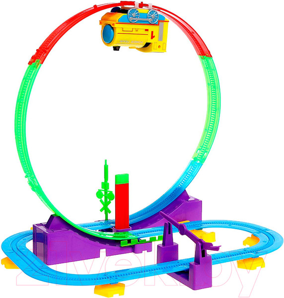 Изображение товара Железная дорога игрушечная Автоград Мой город / 7625555 (желтый)