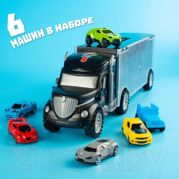 Изображение товара Автовоз игрушечный Автоград Грузовик перевозчик / 1448948