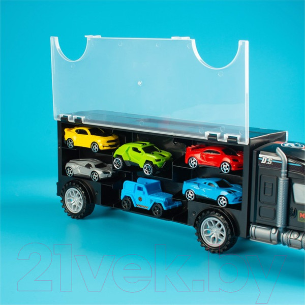 Изображение товара Автовоз игрушечный Автоград Грузовик перевозчик / 1448948