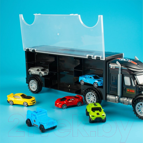 Изображение товара Автовоз игрушечный Автоград Грузовик перевозчик / 1448948