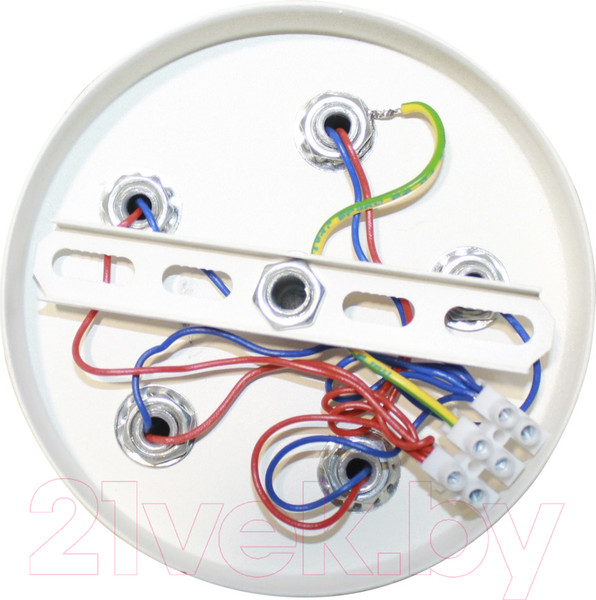 Изображение товара Люстра Элетех Бонни 151 НПБ 01-5х60-153 Е14 / 1005404782 (белый/золото)