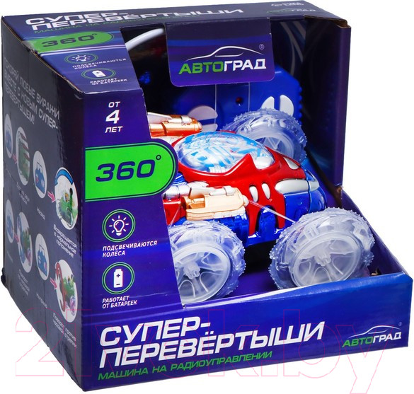Изображение товара Радиоуправляемая игрушка Автоград Перевертыш Трюк / 7706965 (синий)