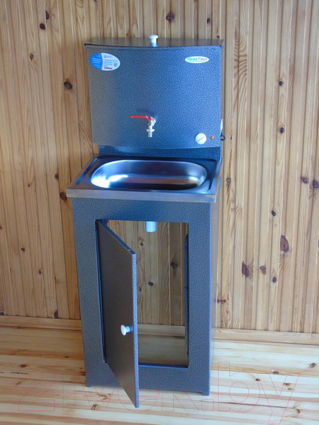 Изображение товара Умывальник для дачи АКВАТЕКС С водонагревателем / slkelк05 (серебристый)