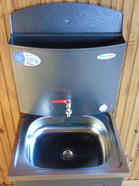 Изображение товара Умывальник для дачи АКВАТЕКС С водонагревателем / slkelк05 (серебристый)