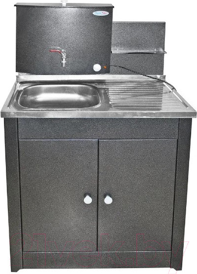 Изображение товара Умывальник для дачи АКВАТЕКС Дуэт с водонагревателем / slkvls73 (серебристый)