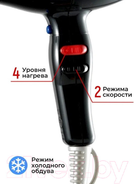 Изображение товара Фен ETI Micro Stratos SDL / 3605800C0 (черный)