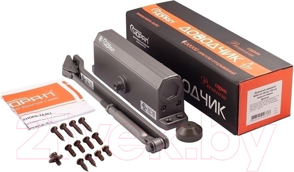 Изображение товара Доводчик с рычагом Нора-М №4S (графитовый)