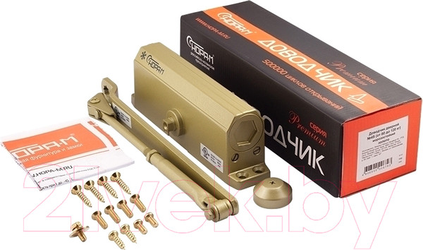 Изображение товара Доводчик с рычагом Нора-М №4S (золото)