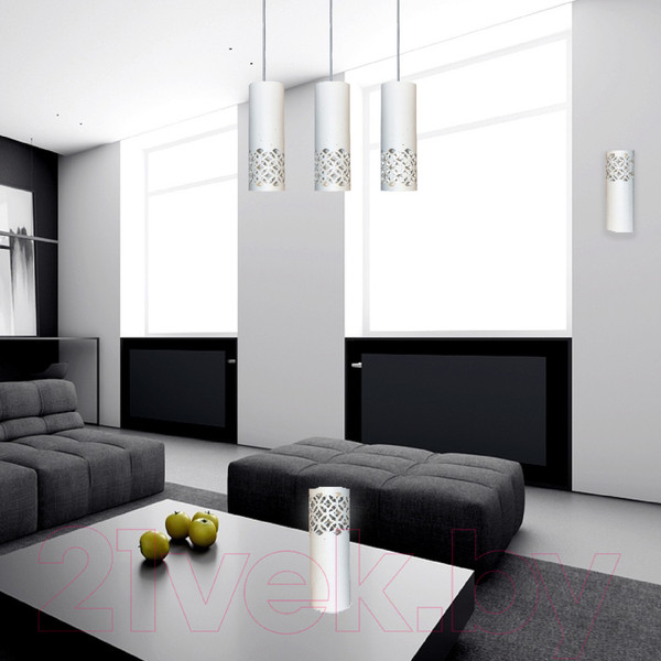 Изображение товара Потолочный светильник Элетех Касабланка 231 НСБ 01-3х60-162 Е27 / 1005404802 (белый муар)