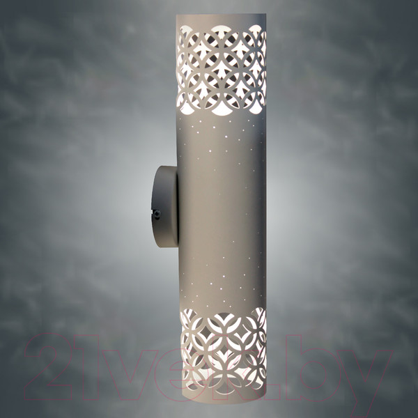 Изображение товара Бра Элетех Касабланка 521 НББ 01-2х60-110 Е27 / 1005404751 (белый муар)