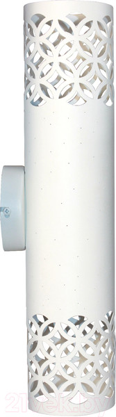 Изображение товара Бра Элетех Касабланка 521 НББ 01-2х60-110 Е27 / 1005404751 (белый муар)