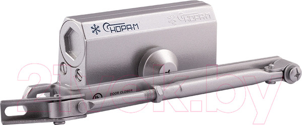 Изображение товара Доводчик с рычагом Нора-М №2S F (серебристый)