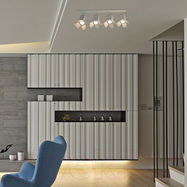 Изображение товара Спот Элетех Кино НПБ 01-4х60-515 / 1005404536 (белый матовый/белый)