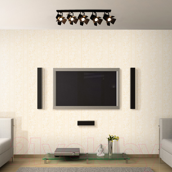 Изображение товара Спот Элетех Кино НПБ 01-5х60-515 / 1005404542 (черный матовый/черный)