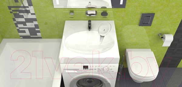 Изображение товара Умывальник Marrbaxx Смайл V55D1 60 (с кронштейном, без сифона)
