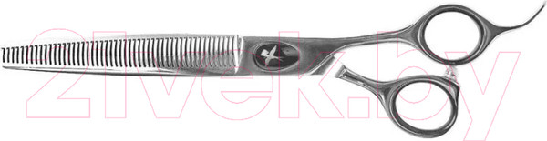 Изображение товара Ножницы для стрижки животных GRODO Silk Slice филировочные с большим черным винтом 7 50T / 20B750