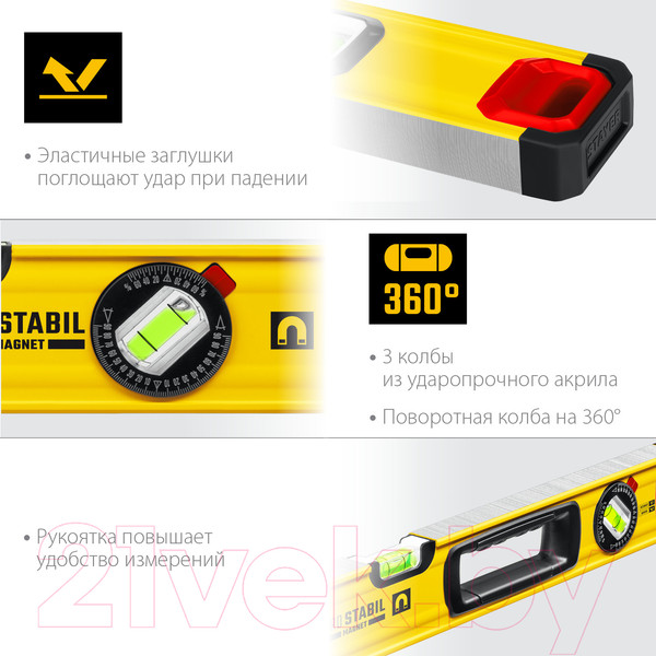 Изображение товара Уровень строительный Stayer 3471-060-z02
