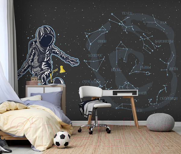 Изображение товара Фотообои листовые Vimala Астронавт в космосе (270x400)