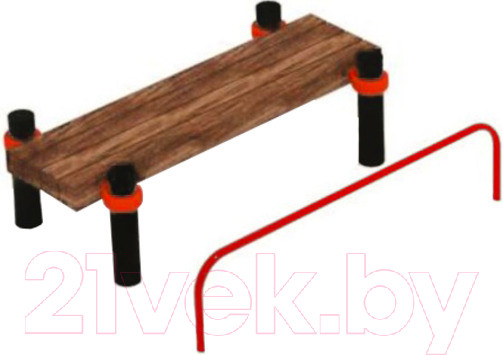 Изображение товара Скамья для пресса Dinamika Прямая ZSO-001915