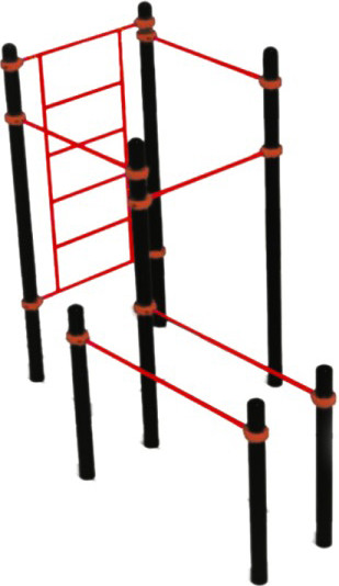 Изображение товара Спортивный комплекс уличный Dinamika ZSO-001992