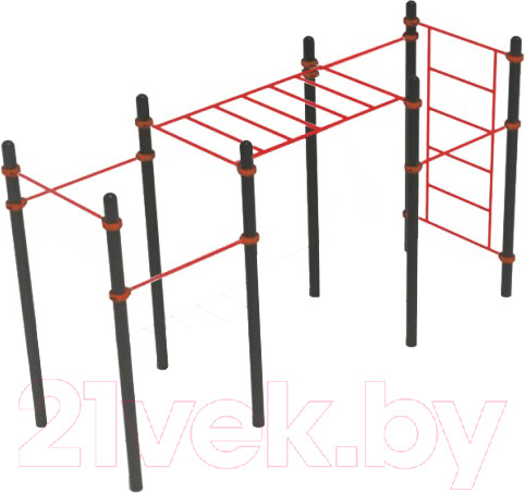 Изображение товара Спортивный комплекс уличный Dinamika ZSO-001881