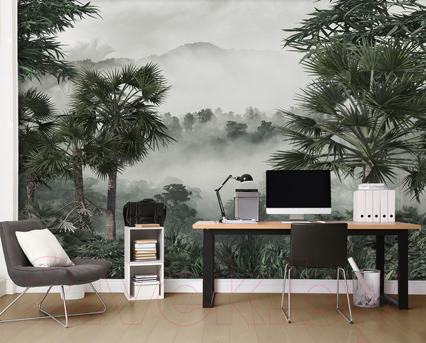 Изображение товара Фотообои листовые Vimala Тропические джунгли (270x400)