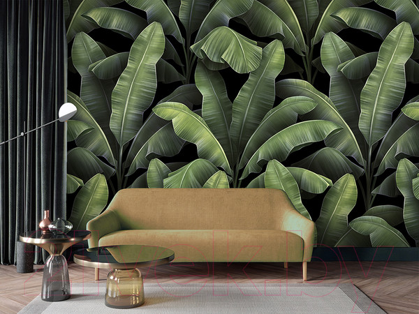 Изображение товара Фотообои листовые Vimala Листья патерн (270x400)