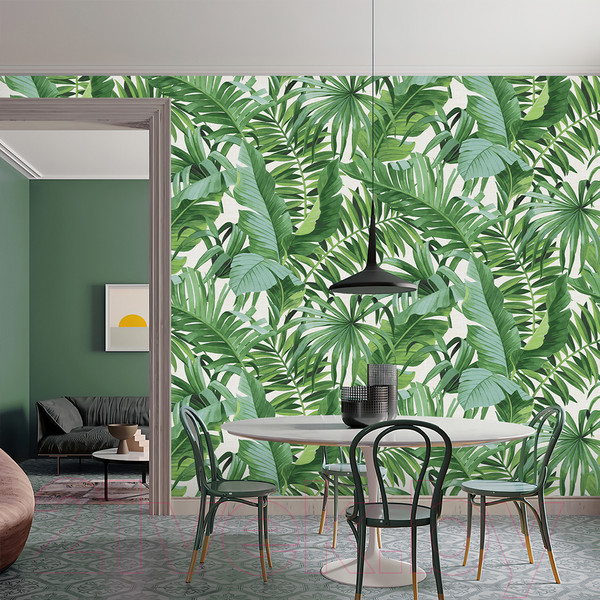 Изображение товара Фотообои листовые Vimala Листья патерн 3 (270x400)