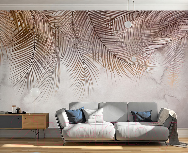 Изображение товара Фотообои листовые Vimala Пальмовые листья 8 (270x400)
