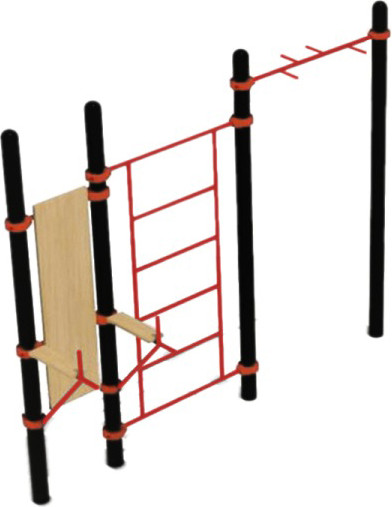 Изображение товара Спортивный комплекс уличный Dinamika ZSO-001880