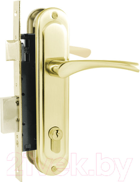 Изображение товара Замок врезной Нора-М 710-70мм (золото)