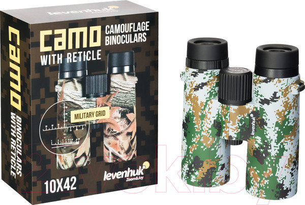Изображение товара Бинокль Levenhuk Camo Dots 10x42 / 81925