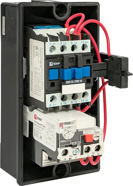 Изображение товара Пускатель магнитный EKF PROxima КМЭ-9А / ctrp-r-9-230v-0.63-1A