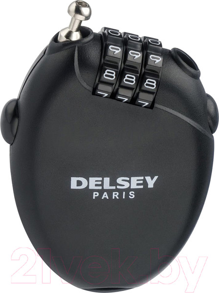 Изображение товара Замок для чемодана Delsey Cable / 00394023000 (черный)