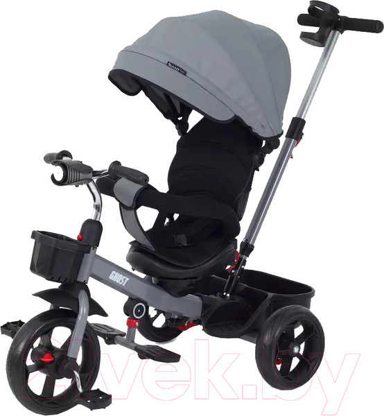 Изображение товара Трехколесный велосипед с ручкой Rant Basic Ghost / RB250 (серый)