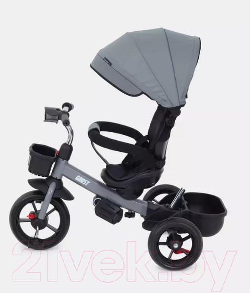 Изображение товара Трехколесный велосипед с ручкой Rant Basic Ghost / RB250 (серый)