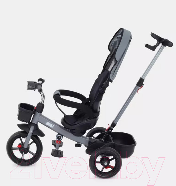 Изображение товара Трехколесный велосипед с ручкой Rant Basic Ghost / RB250 (серый)