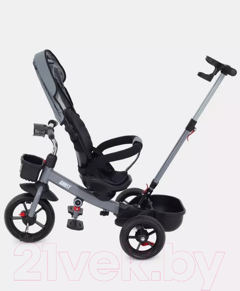 Изображение товара Трехколесный велосипед с ручкой Rant Basic Ghost / RB250 (серый)