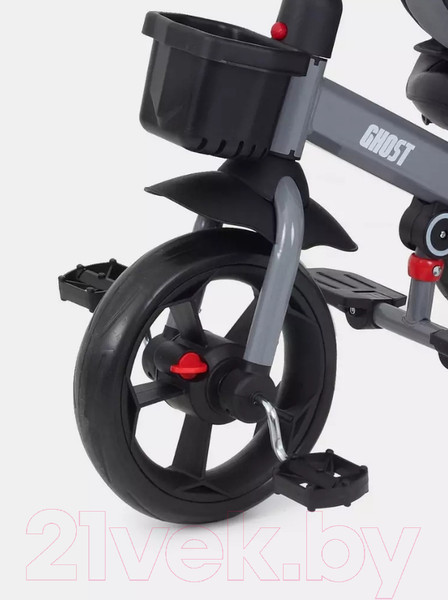 Изображение товара Трехколесный велосипед с ручкой Rant Basic Ghost / RB250 (серый)