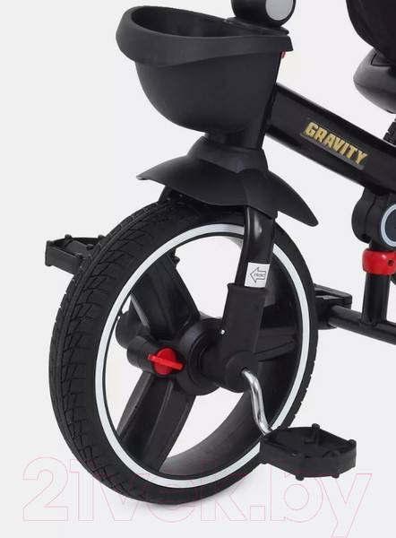 Изображение товара Трехколесный велосипед с ручкой Rant Gravity / RB200 (графит)