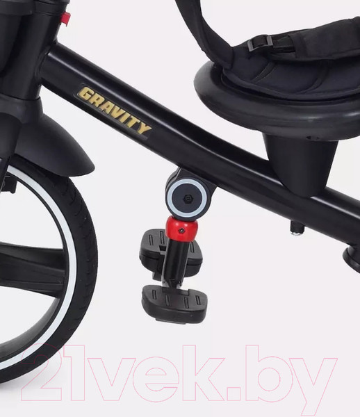 Изображение товара Трехколесный велосипед с ручкой Rant Gravity / RB200 (графит)