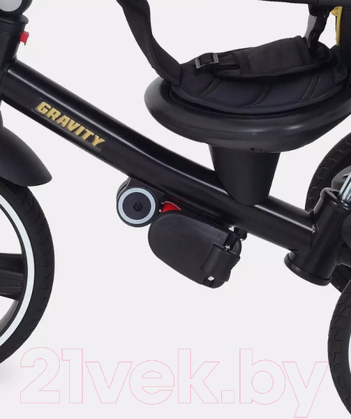 Изображение товара Трехколесный велосипед с ручкой Rant Gravity / RB200 (графит)